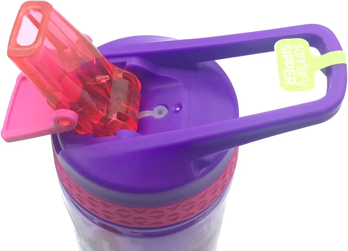Water Bottle Sipping Straw Purple, 473 ML