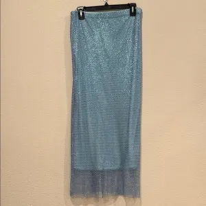 WAYF 🧜🏻‍♀️ jeweled midi skirt, nwt!