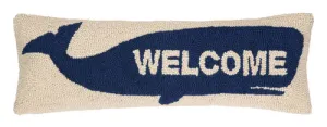 Welcome Whale Hook Pillow