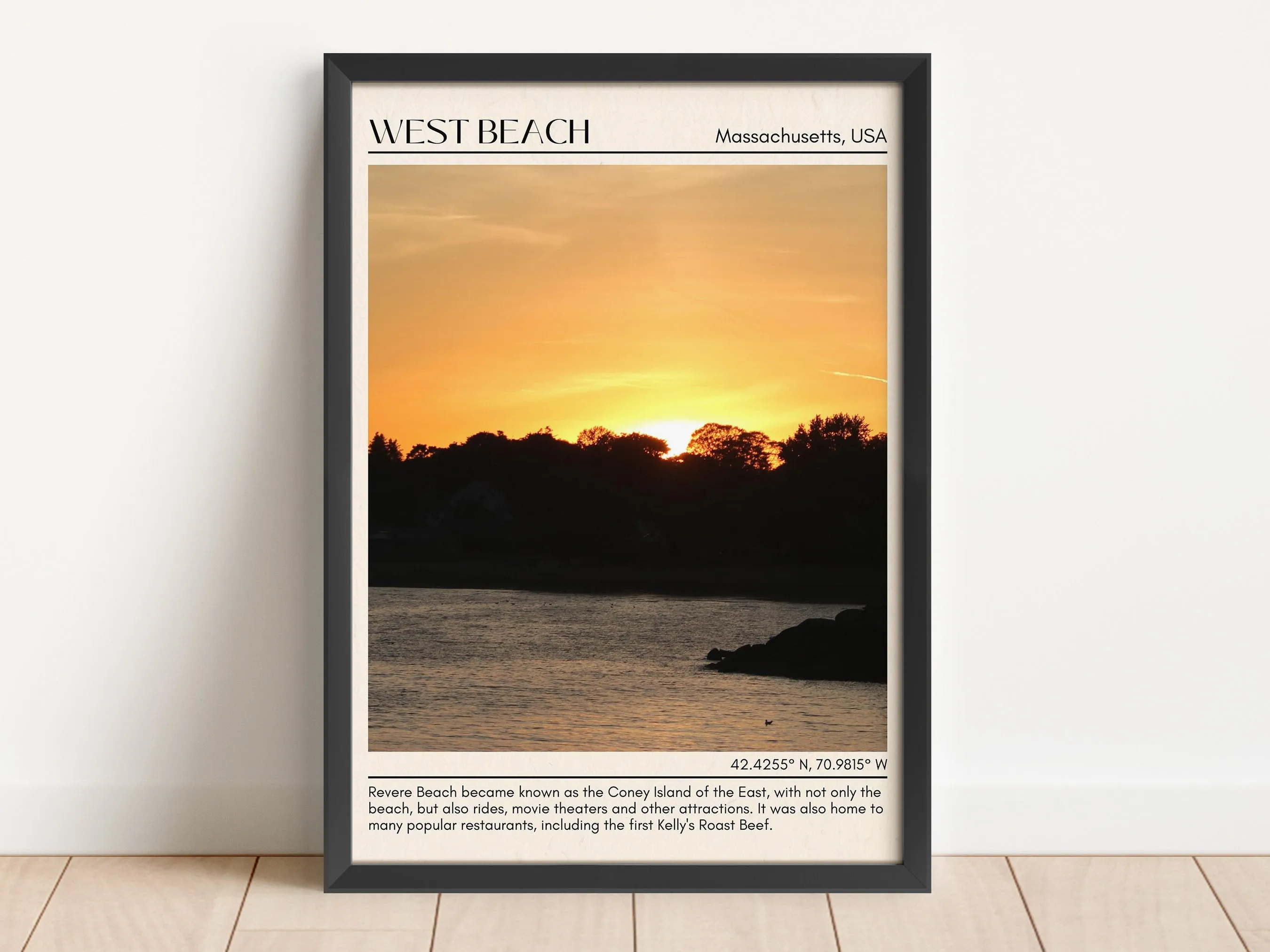 West Beach Wall Canvas, USA