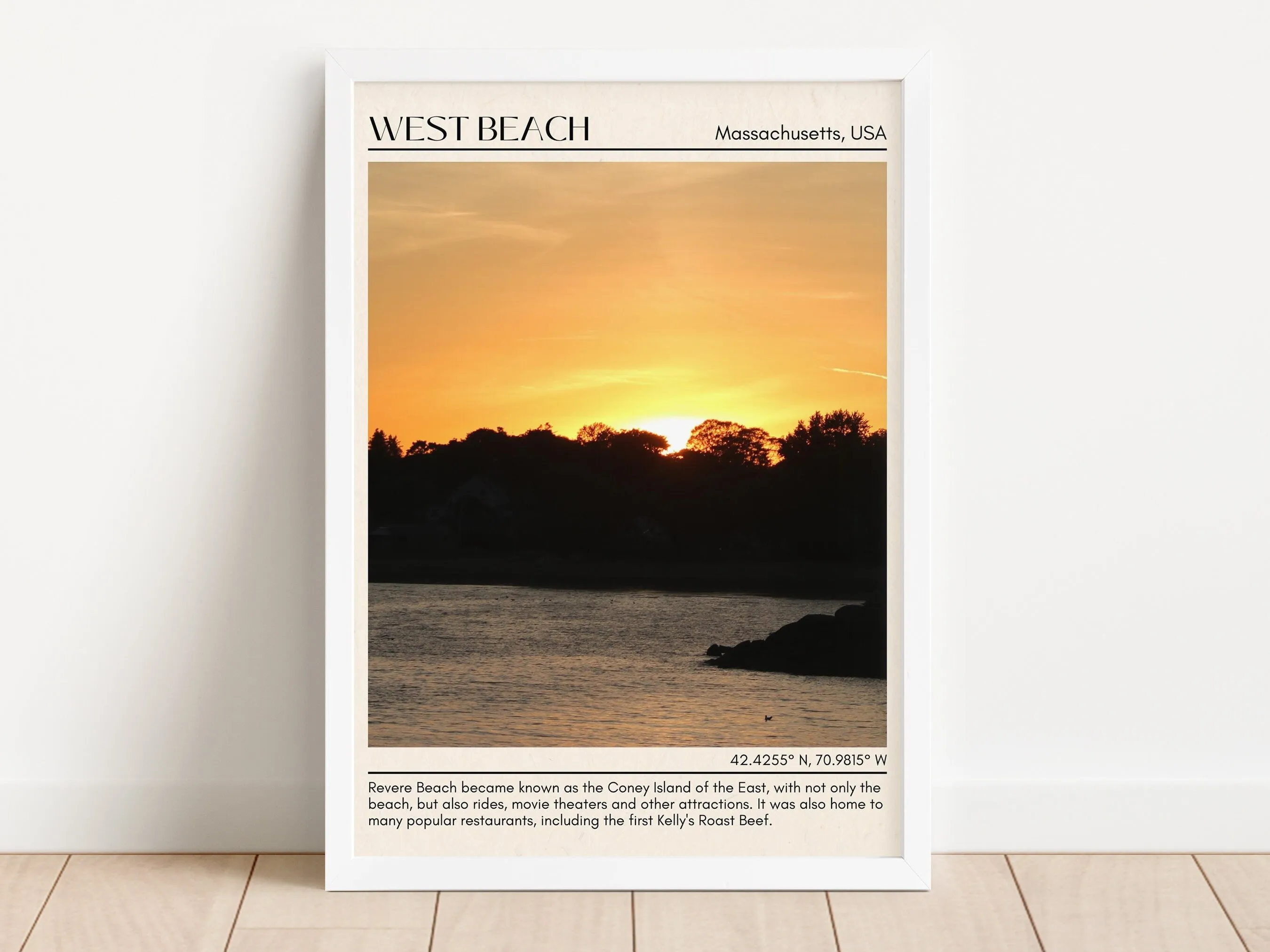 West Beach Wall Canvas, USA