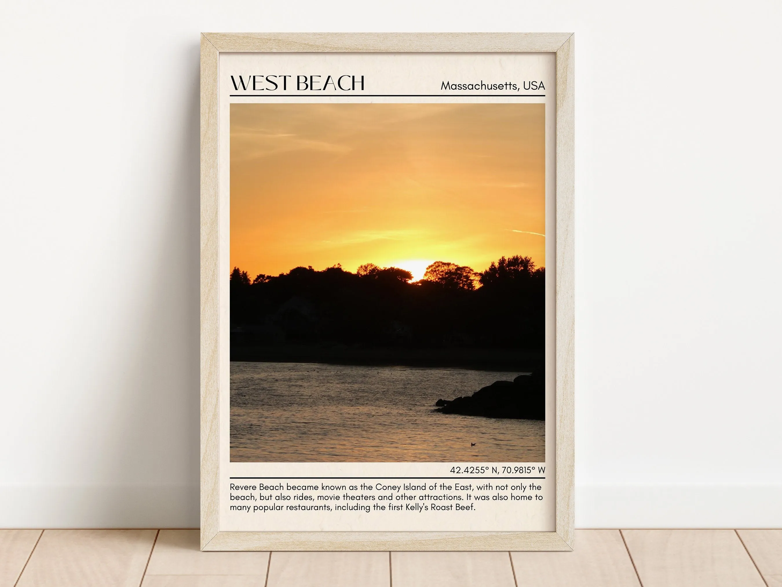 West Beach Wall Canvas, USA
