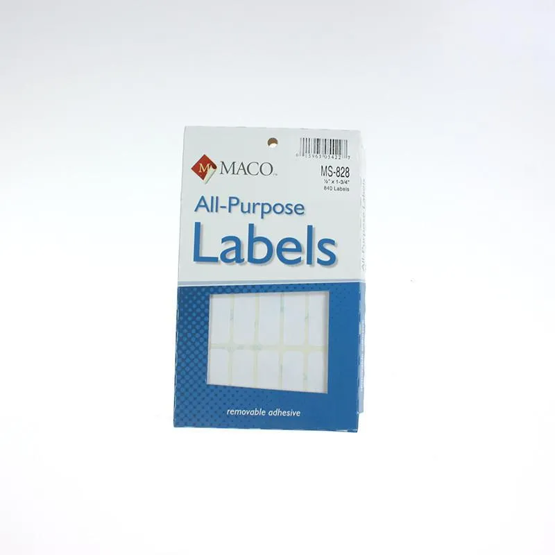 White Box Labels (14 Sizes)