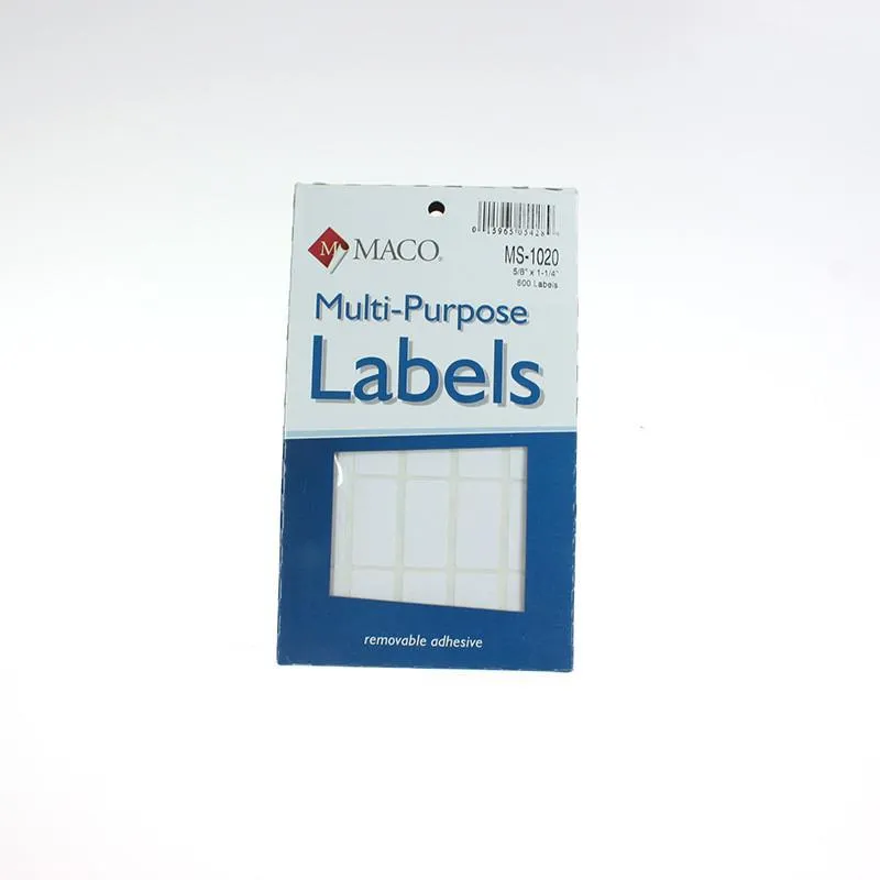White Box Labels (14 Sizes)