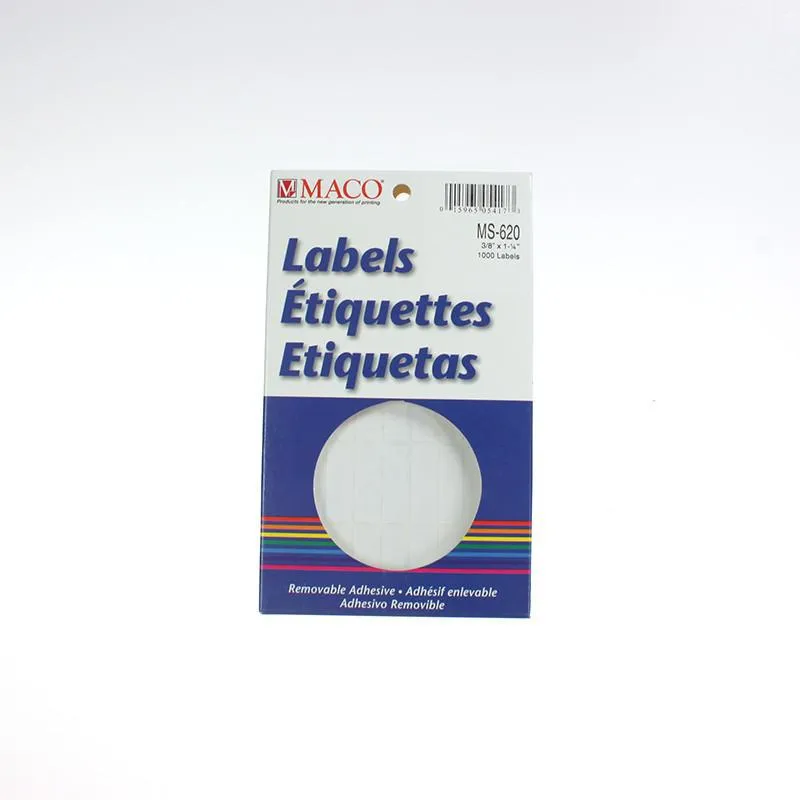 White Box Labels (14 Sizes)