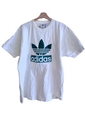 White Logo Tee