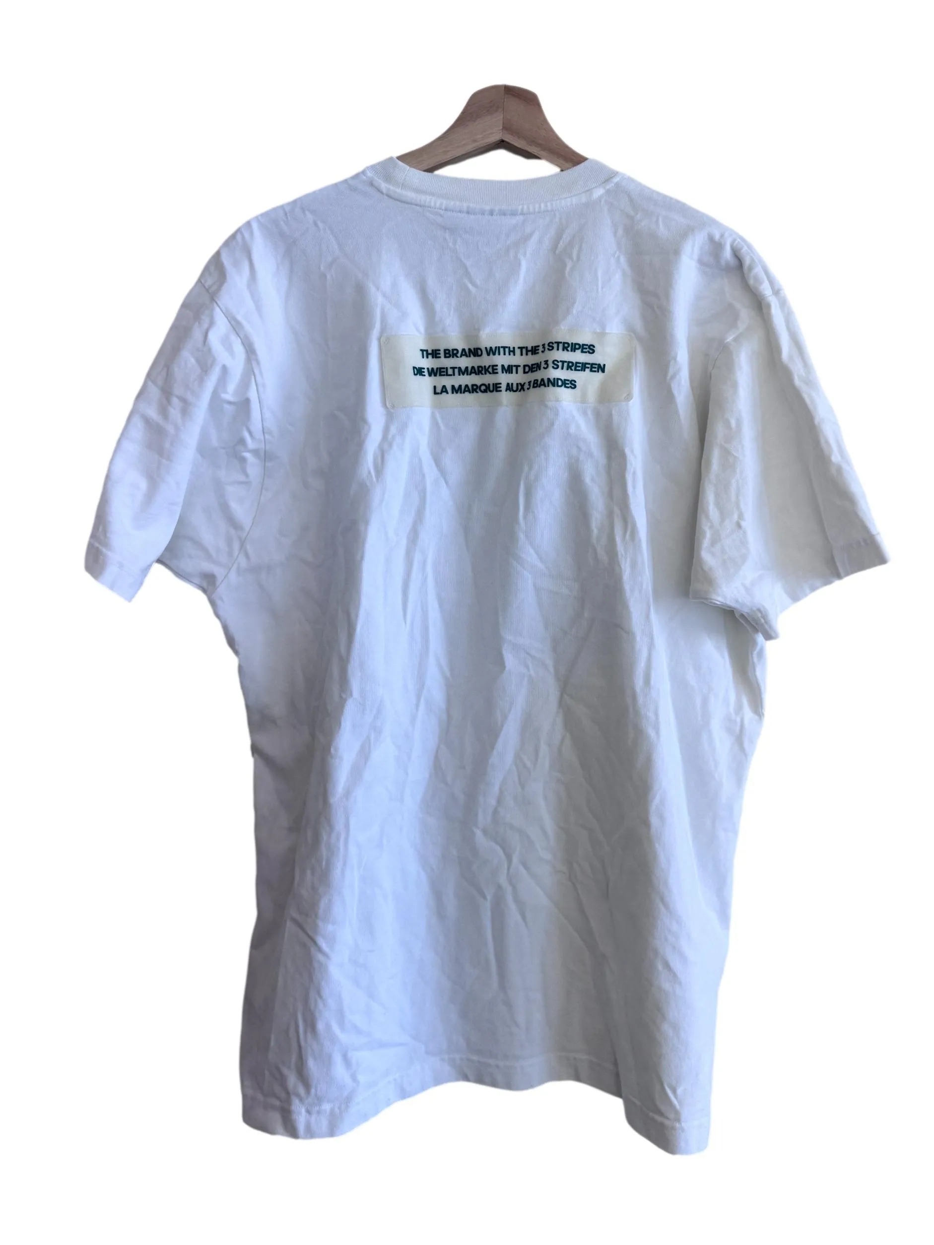 White Logo Tee