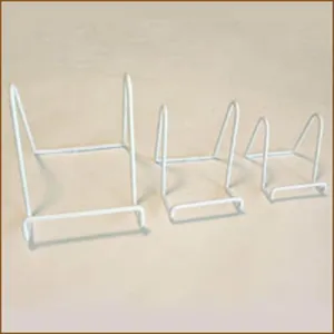 White Plate Stand - 6" x 5"
