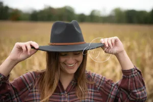 Wide Brim Hat w/ Belt - Black RTS