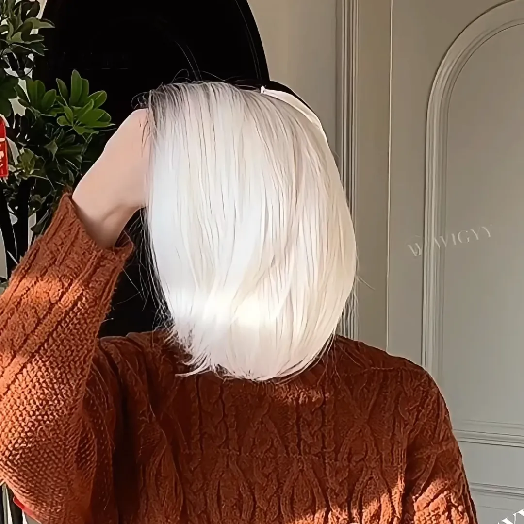 Wigyy Short Side- Part Straight Bob Elegant Wig