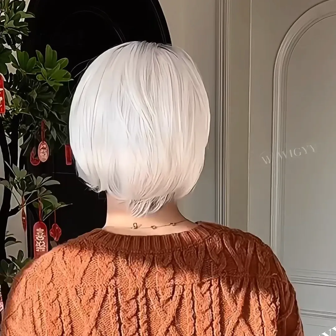 Wigyy Short Side- Part Straight Bob Elegant Wig