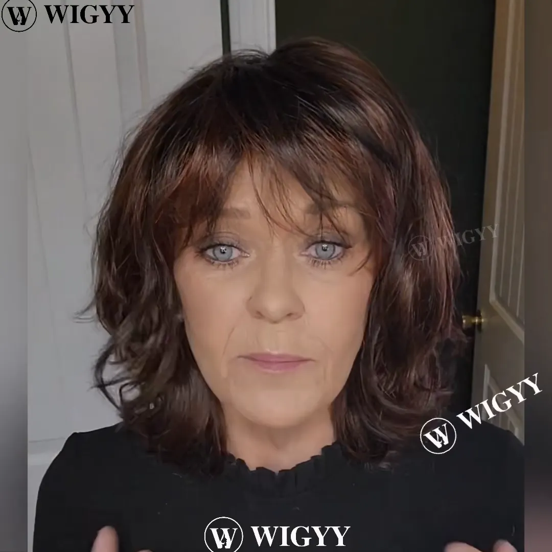 Wigyy Shoulder Length Curl Elegant Wig
