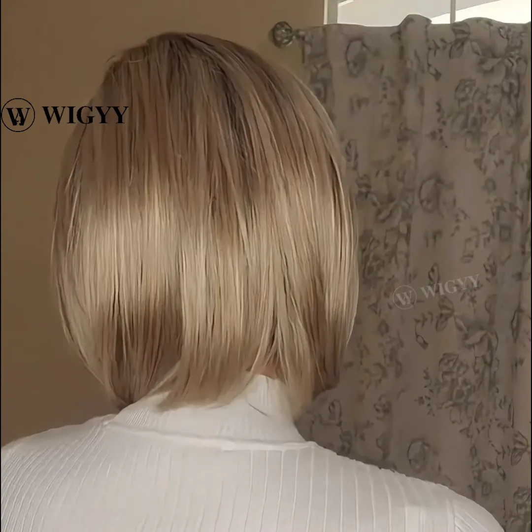 Wigyy Straight Soft Elegant Wig with Bang