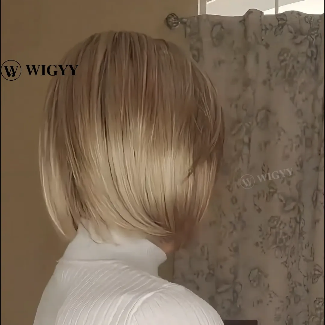 Wigyy Straight Soft Elegant Wig with Bang