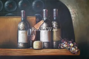 Wine Night - Premium - 36 x 24 in. by M. Aaron