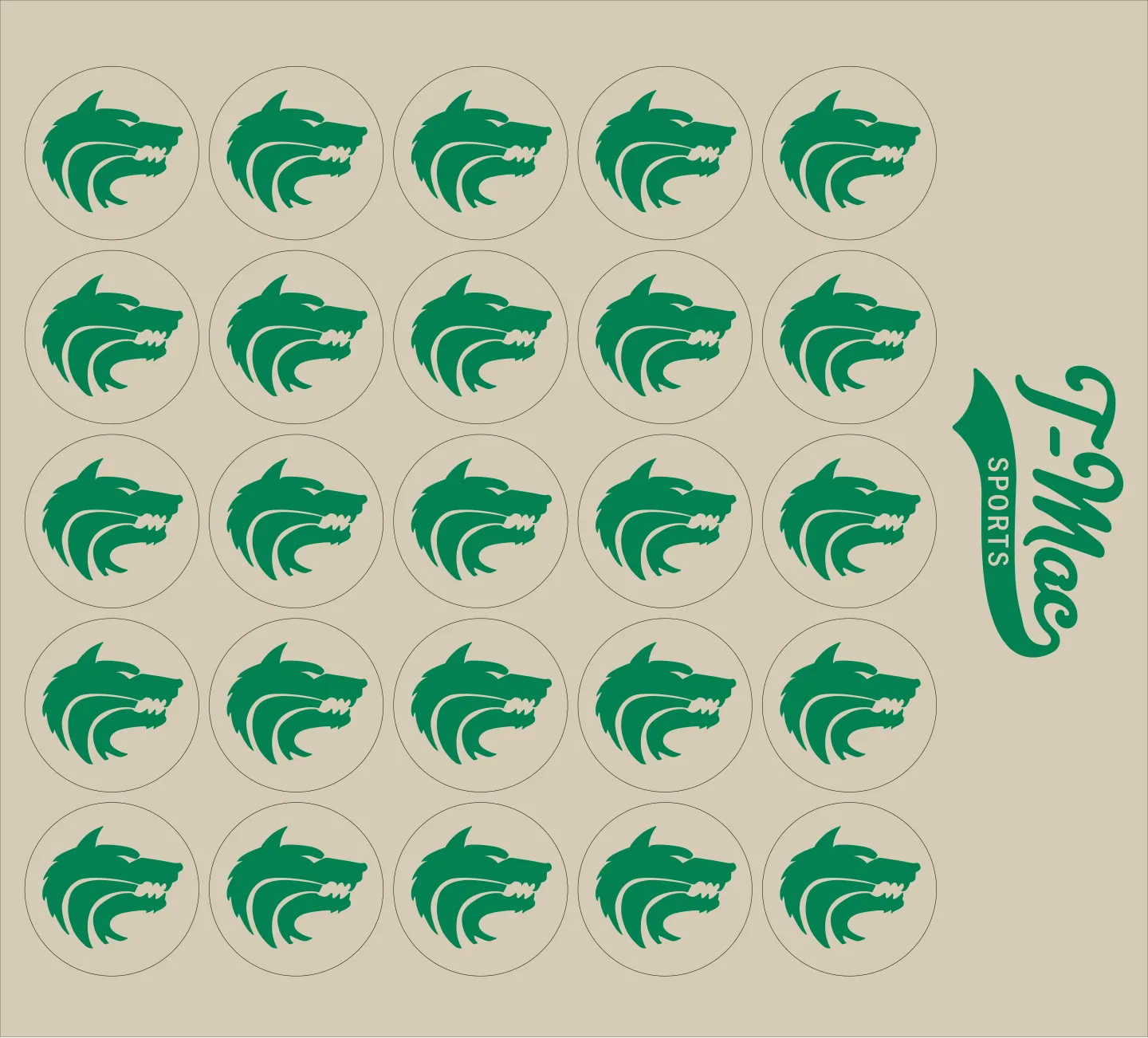 Wolf Mini Award Decals