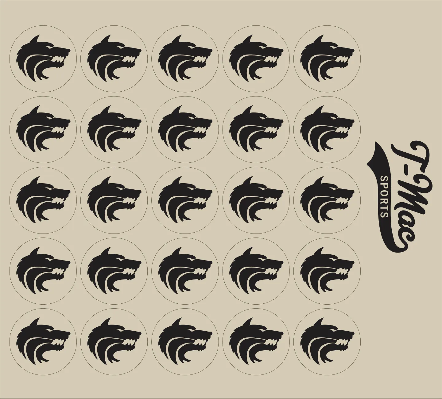 Wolf Mini Award Decals