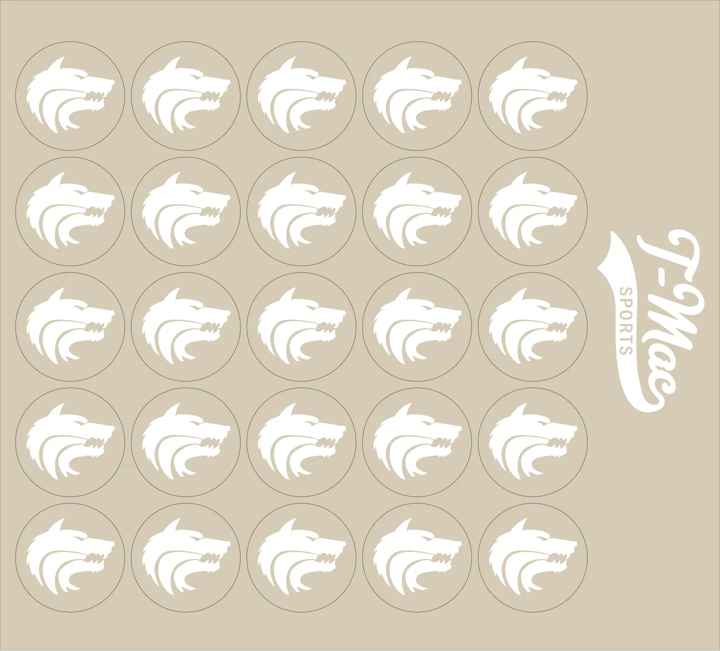 Wolf Mini Award Decals