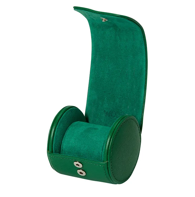 WOLF Single Watch Roll in Tutti Frutti Green