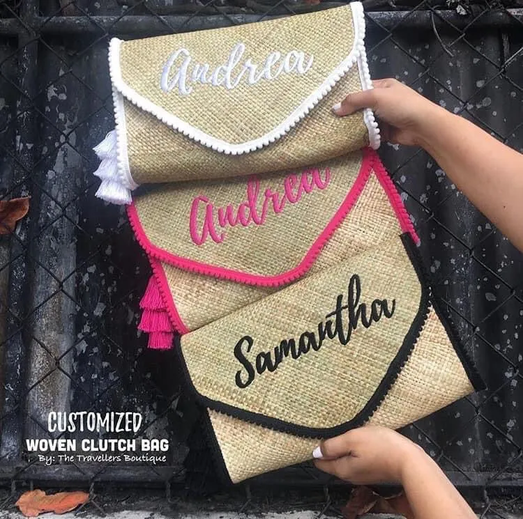 Woven Clutch Bag