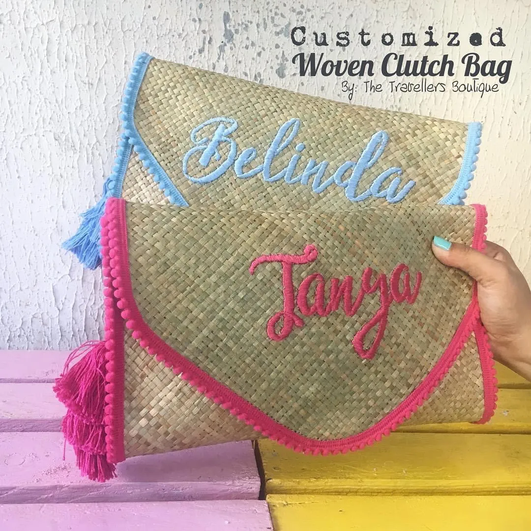 Woven Clutch Bag