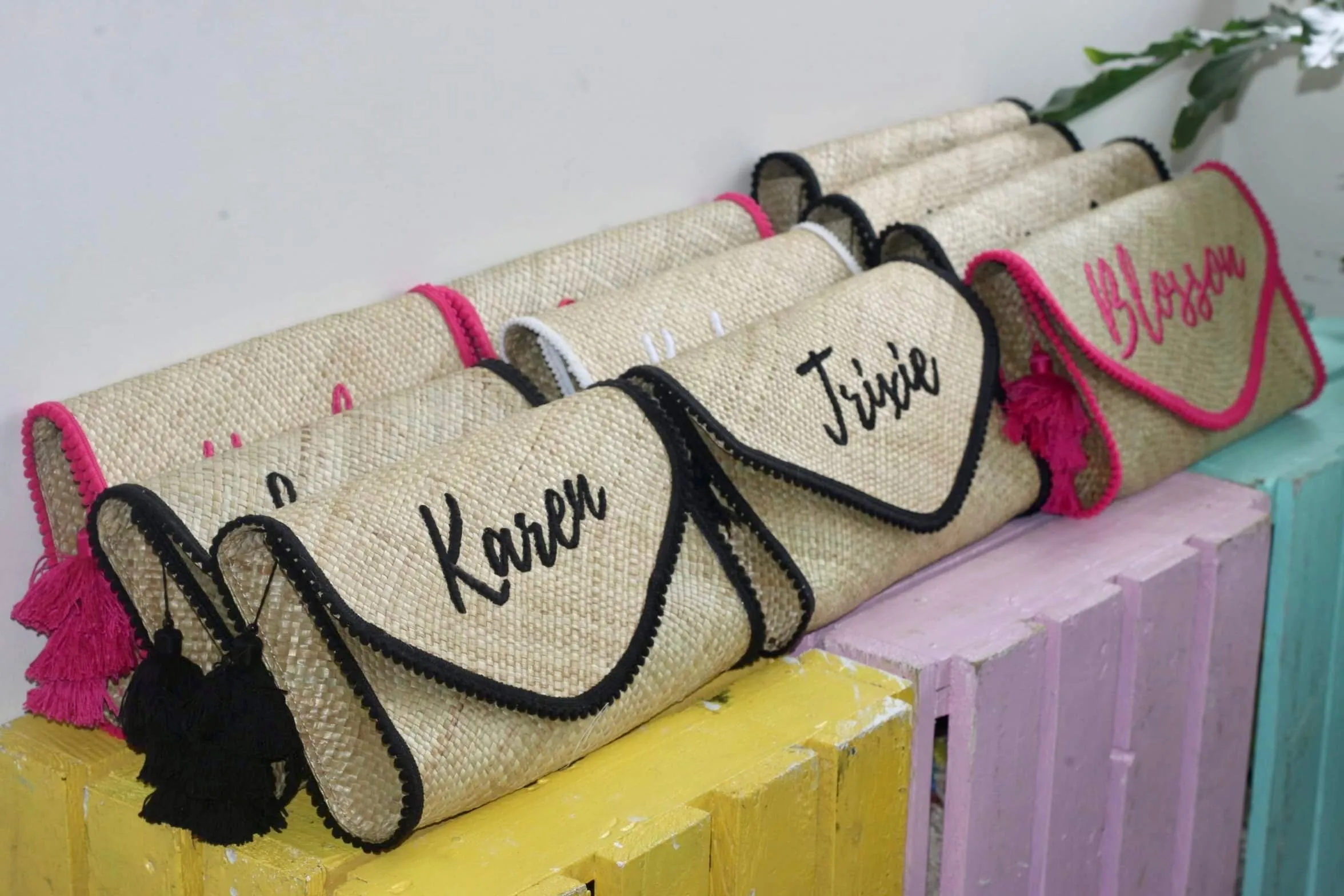 Woven Clutch Bag