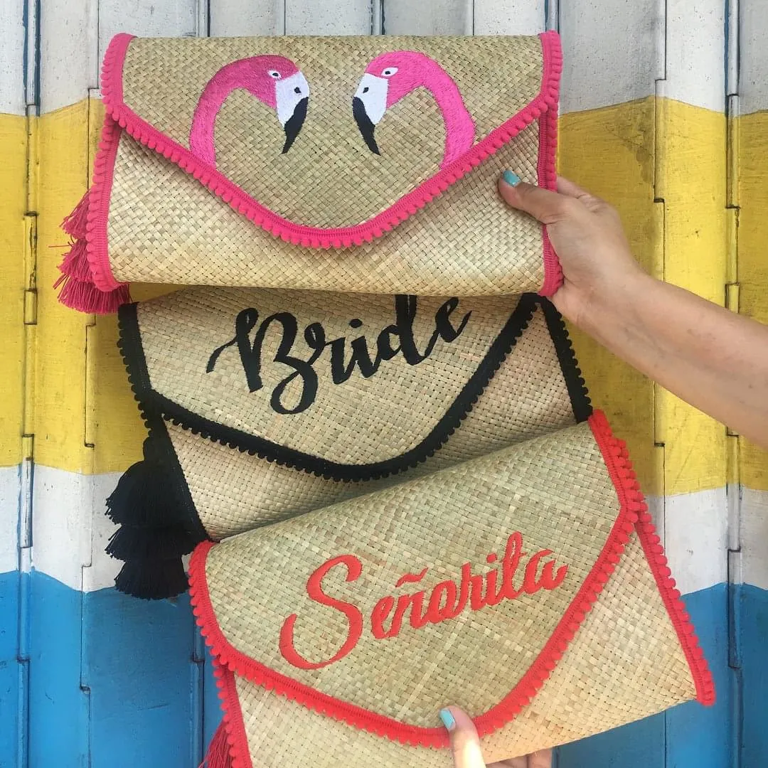 Woven Clutch Bag