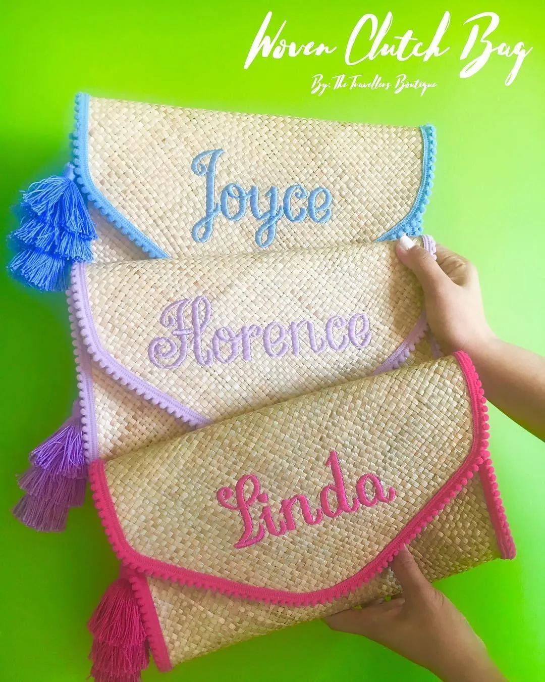 Woven Clutch Bag