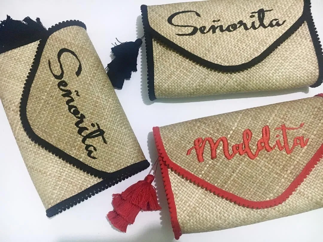 Woven Clutch Bag