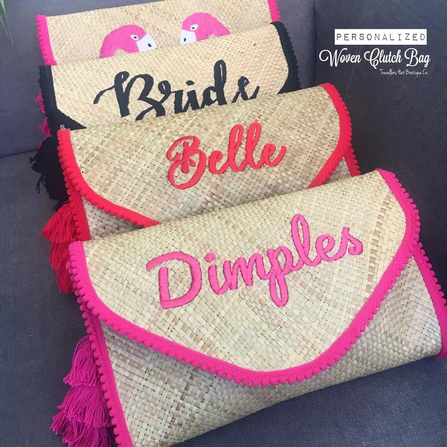 Woven Clutch Bag
