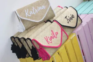 Woven Clutch Bag
