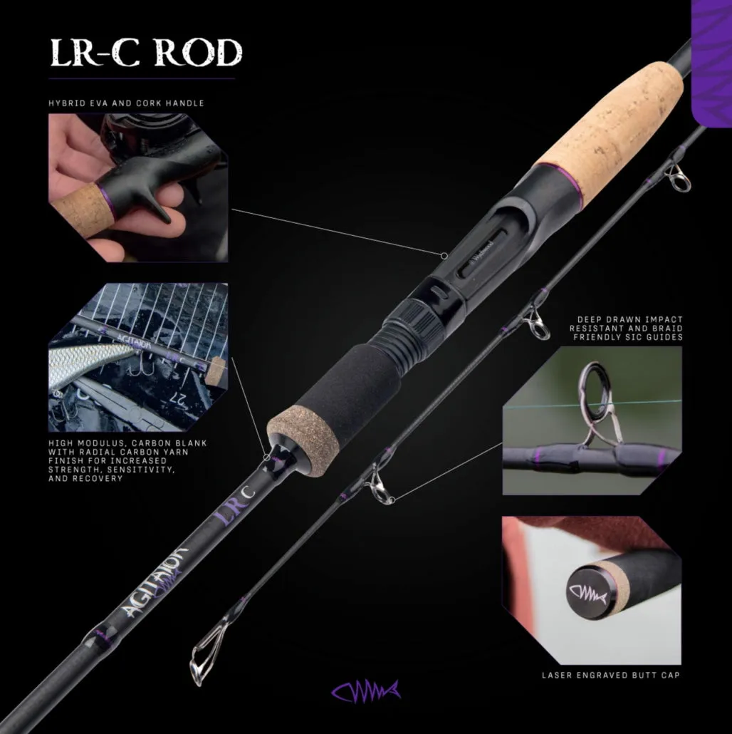 Wychwood Agitator LR-C Compact Casting Rod / 5ft6" 130-200g