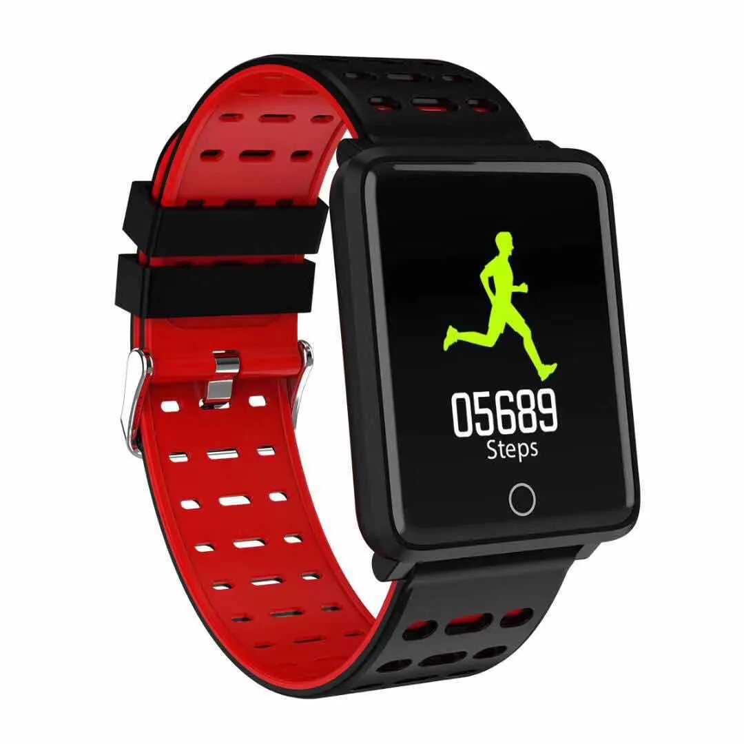 XANES F3 1.44'' Color Touch Screen IP67 Waterproof Smart Watch Heart Rate Monitor Fitness Bracelet