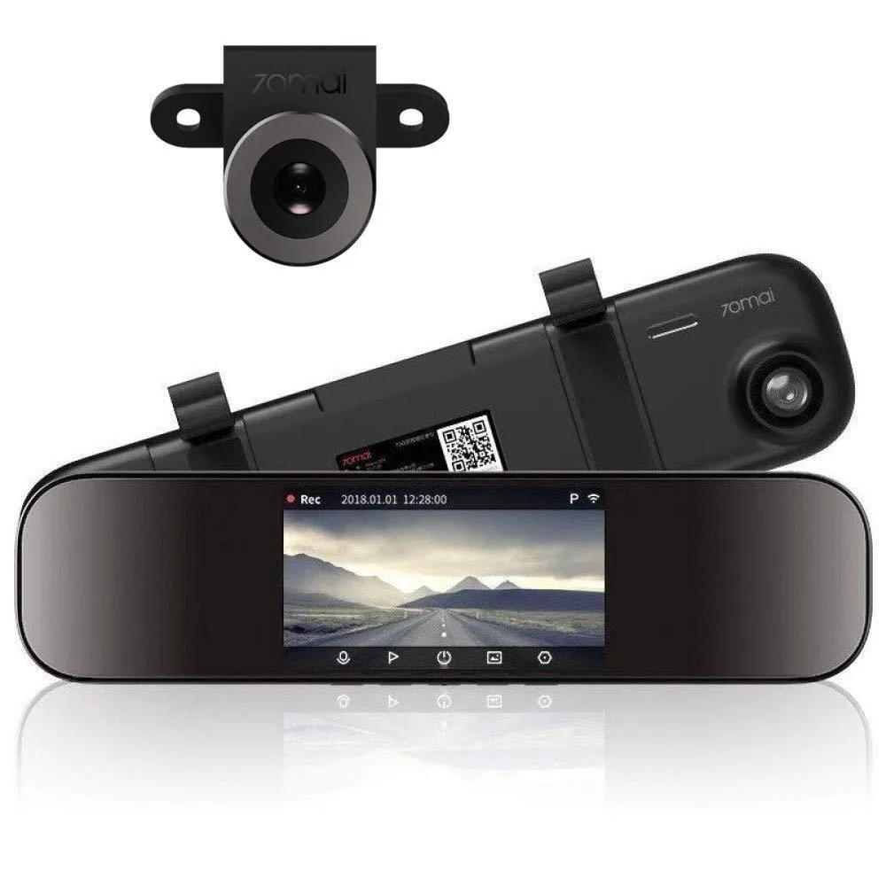 Xiaomi 70mai Rearview Mirror Dash Cam DVR (Global Version)