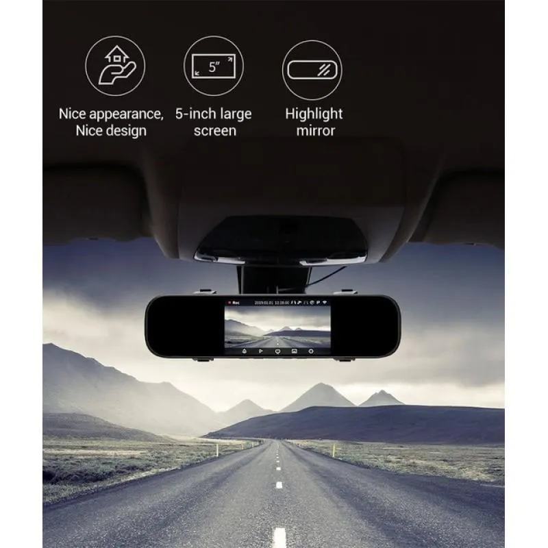 Xiaomi 70mai Rearview Mirror Dash Cam DVR (Global Version)