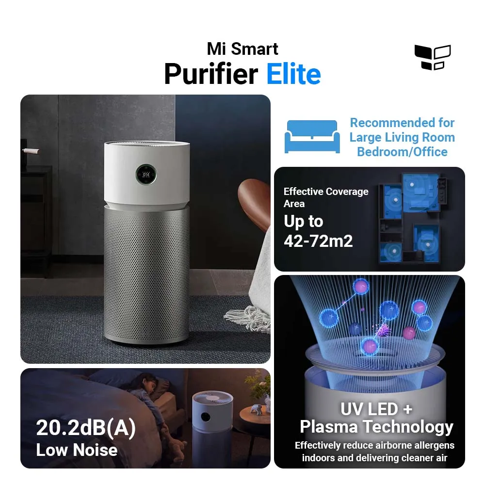 Xiaomi - Smart Air Purifier Elite (UK Plug)