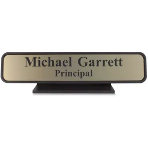 Xstamper Designer 2"x10" Desk Sign