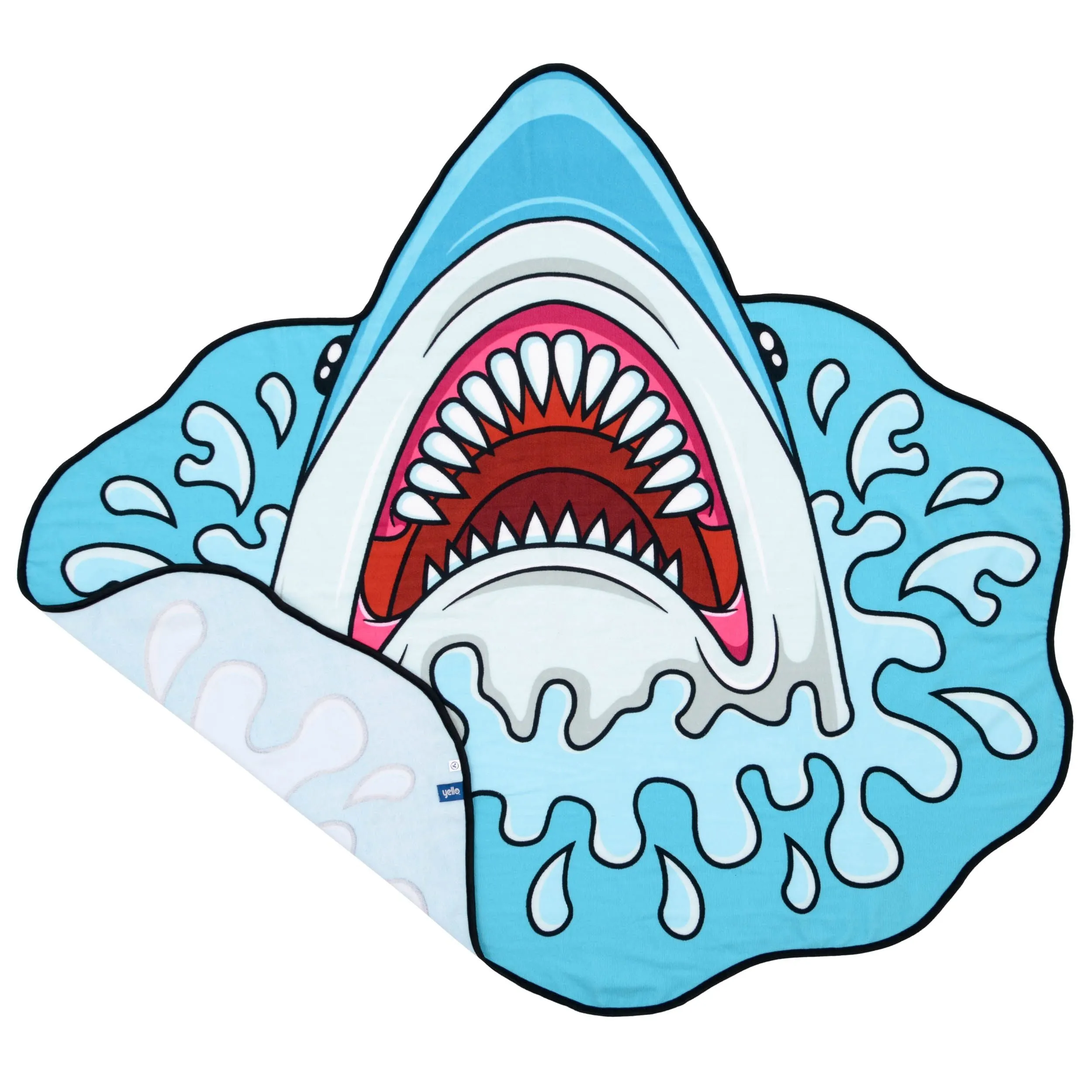 Yello Kids Shark Microfibre Beach Towel