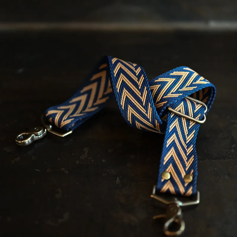 York Strap | Checkmark Navy/Flat Gold