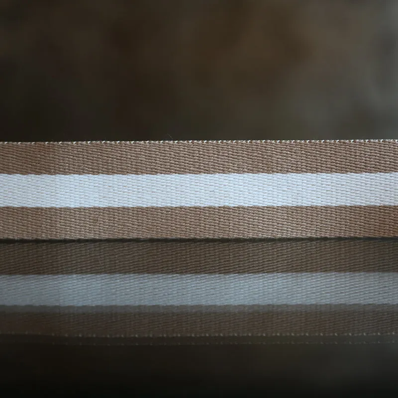 York Strap | Stripe Beige/White