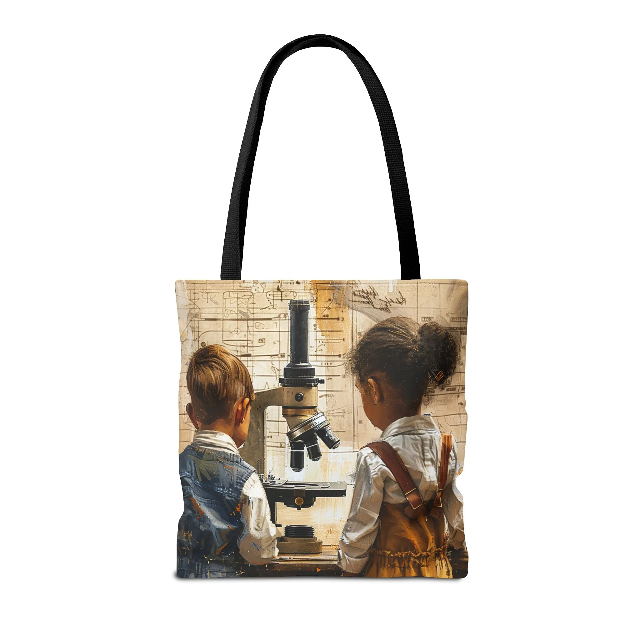 Young Scientific Explorers Tote Bag - Carry the Wonder of Childlike Discovery! Available in 3 sizes.