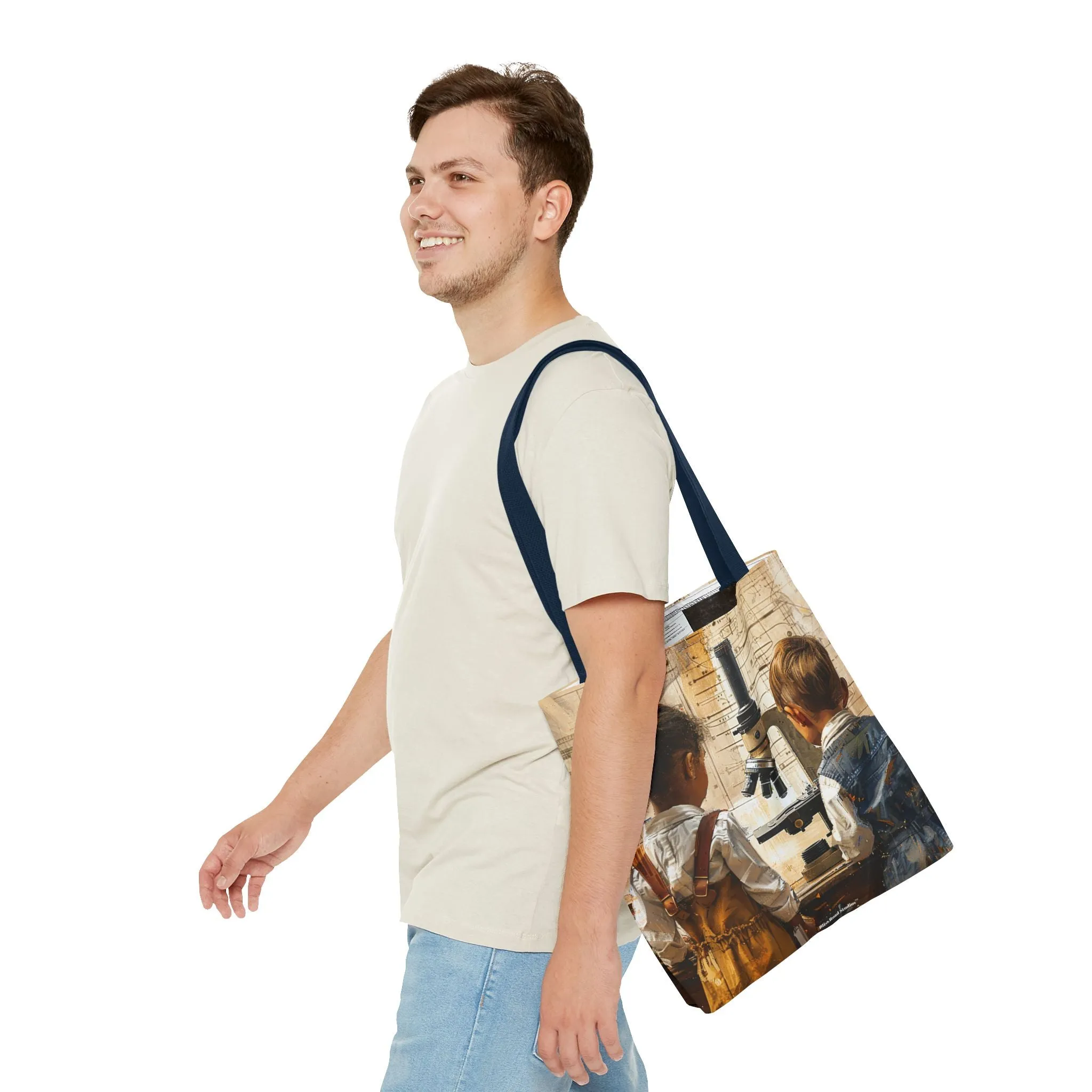 Young Scientific Explorers Tote Bag - Carry the Wonder of Childlike Discovery! Available in 3 sizes.