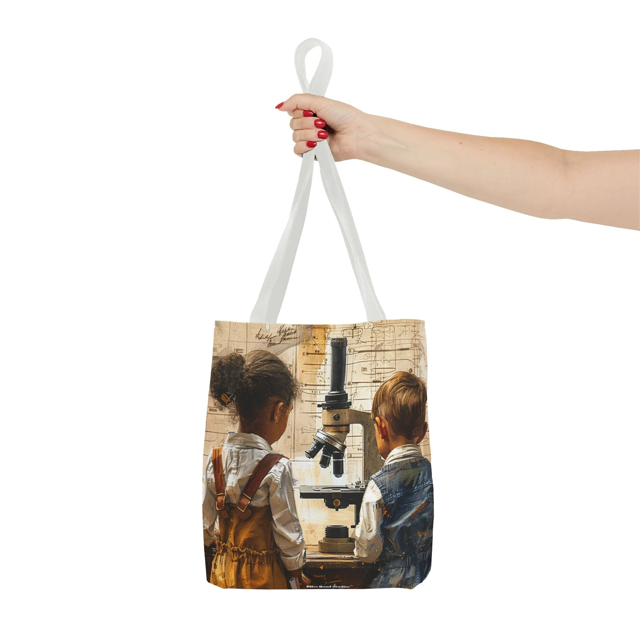 Young Scientific Explorers Tote Bag - Carry the Wonder of Childlike Discovery! Available in 3 sizes.