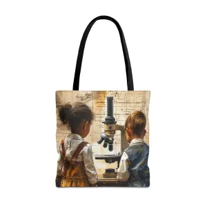 Young Scientific Explorers Tote Bag - Carry the Wonder of Childlike Discovery! Available in 3 sizes.