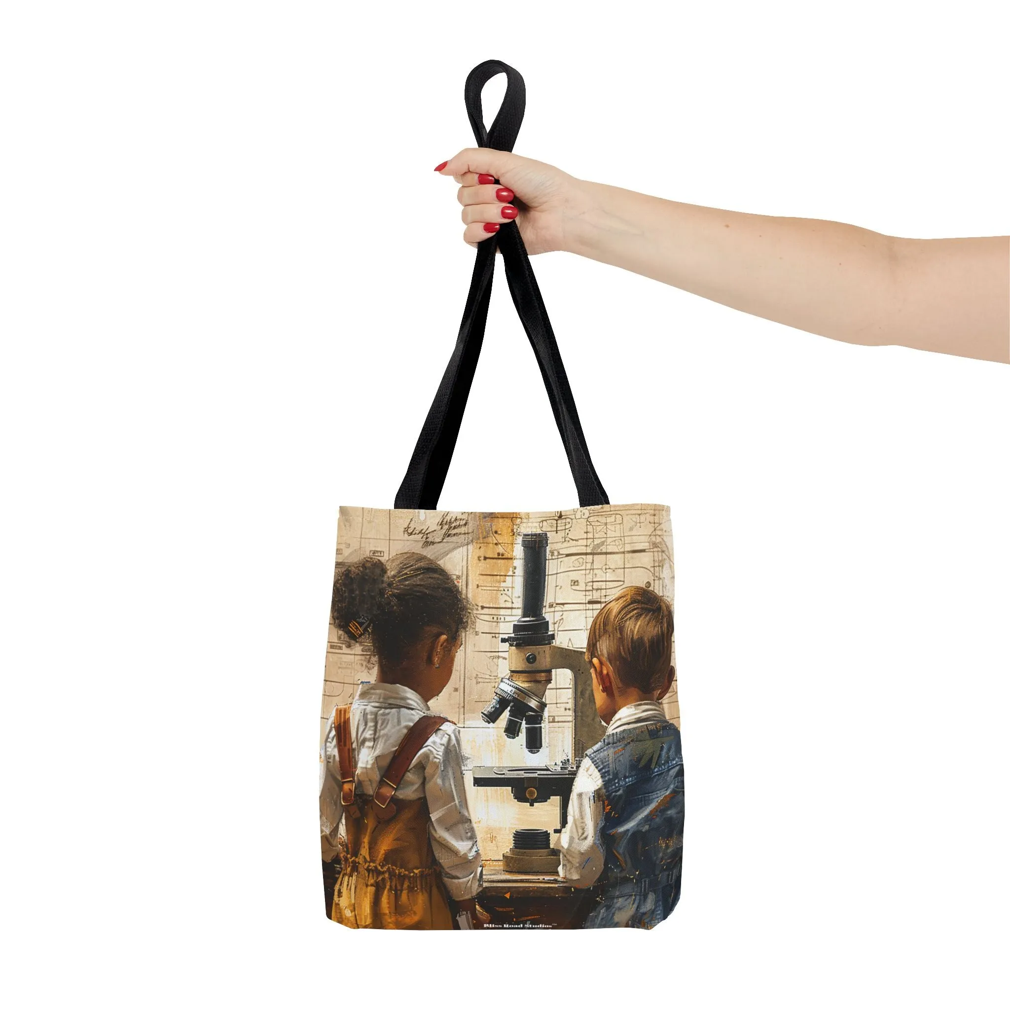 Young Scientific Explorers Tote Bag - Carry the Wonder of Childlike Discovery! Available in 3 sizes.