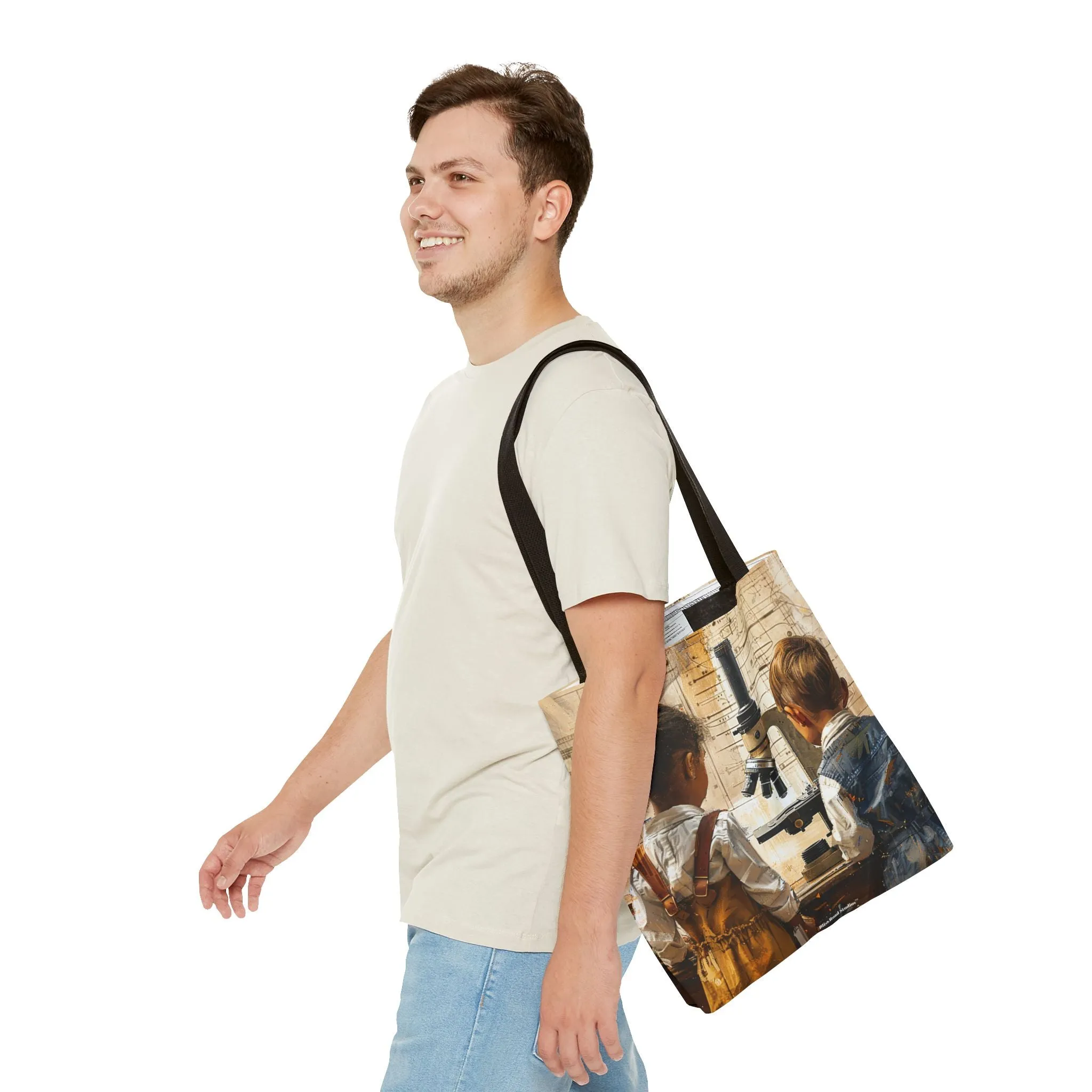 Young Scientific Explorers Tote Bag - Carry the Wonder of Childlike Discovery! Available in 3 sizes.