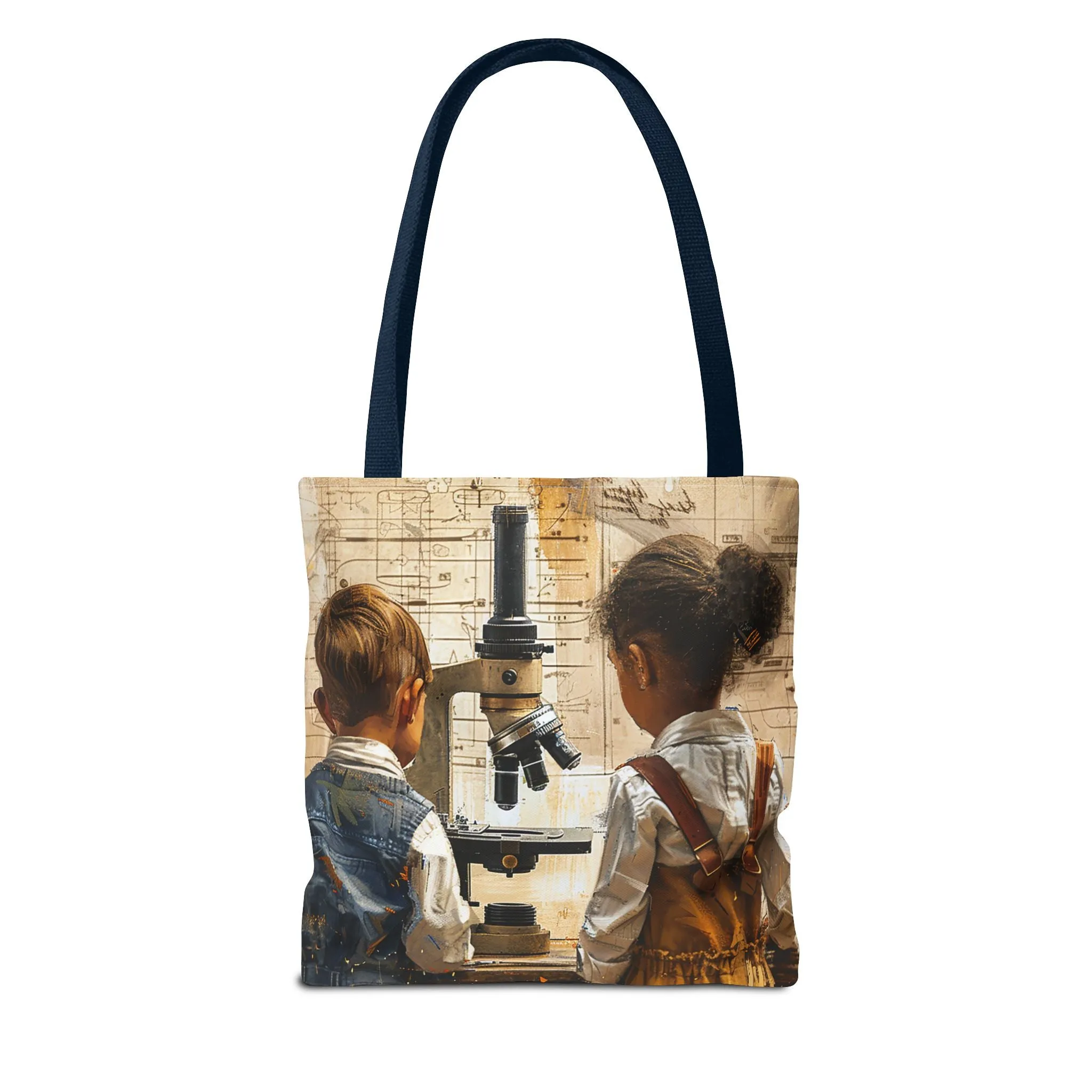Young Scientific Explorers Tote Bag - Carry the Wonder of Childlike Discovery! Available in 3 sizes.