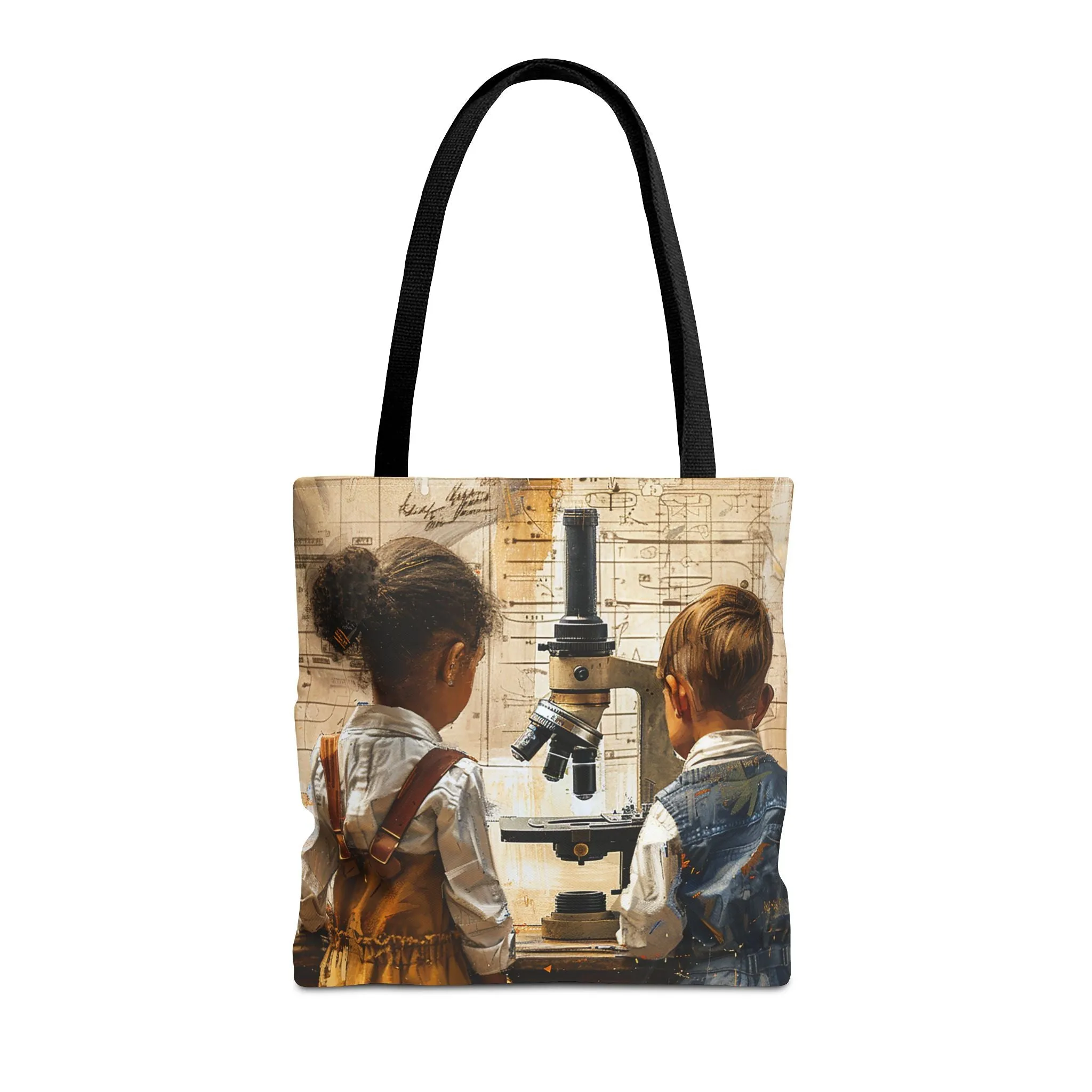 Young Scientific Explorers Tote Bag - Carry the Wonder of Childlike Discovery! Available in 3 sizes.